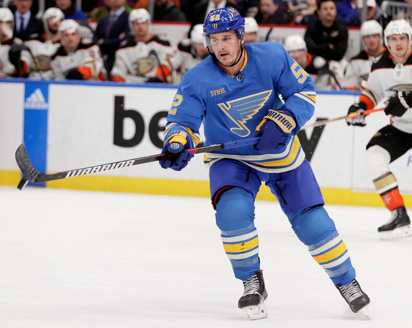Blues 6, Ducks 2